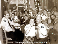Weinstube Giegerich Fastnacht 1950