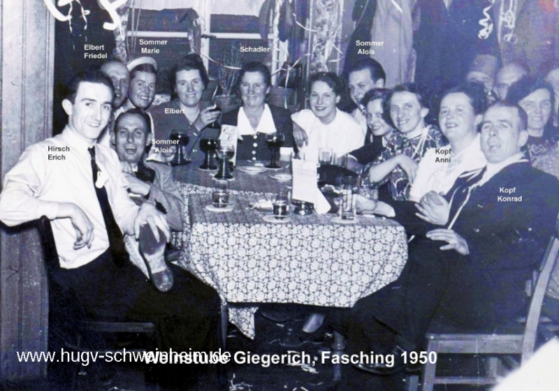 Weinstube Giegerich Fastnacht 1950 (4)