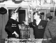 Zur Gemütlichkeit Fröhliche Siebzehn Kegeln 1965