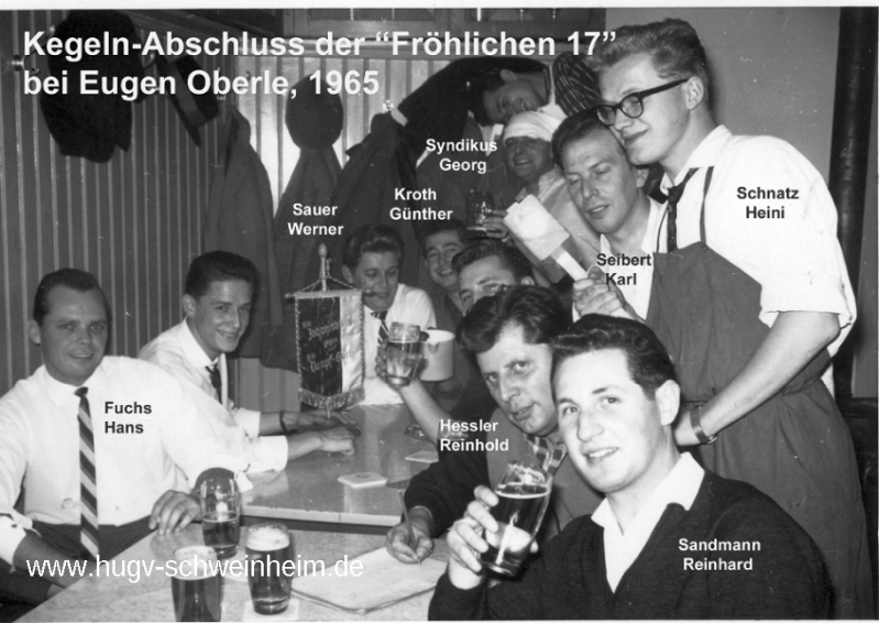 Zur Gemütlichkeit Fröhliche Siebzehn Kegeln 1965 (2)