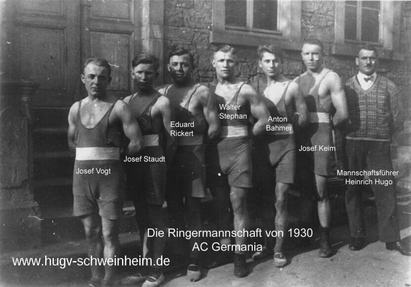 AC Germania Ringer-Mannschaft 1930