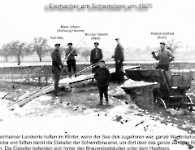 Eismacher am Schwindsee um 1925