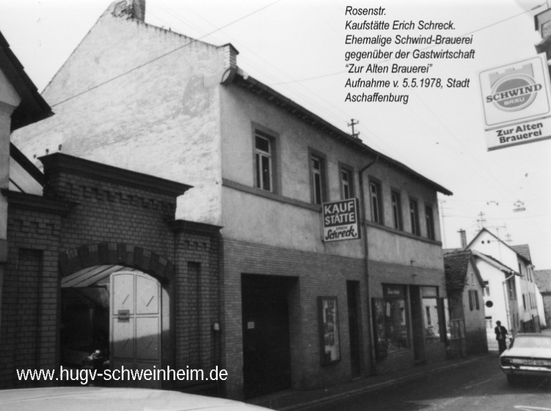 Rosenstr Kaufstätte Schreck Arnold 1978