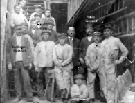 Malergeschäft Kolb mit Mitarbeiter 1925