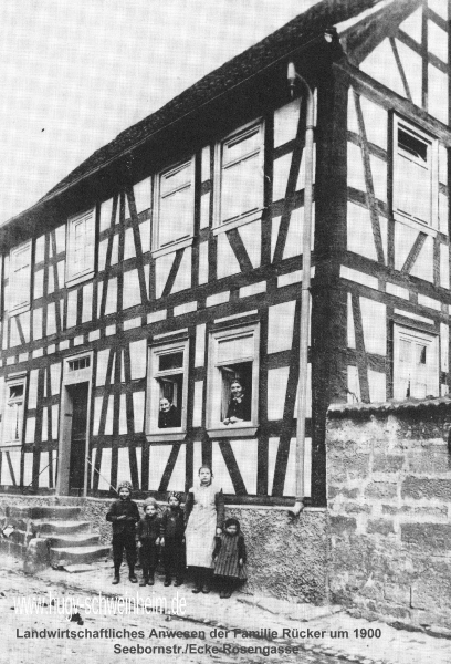 Rücker Seebornstr Rosengasse 1900