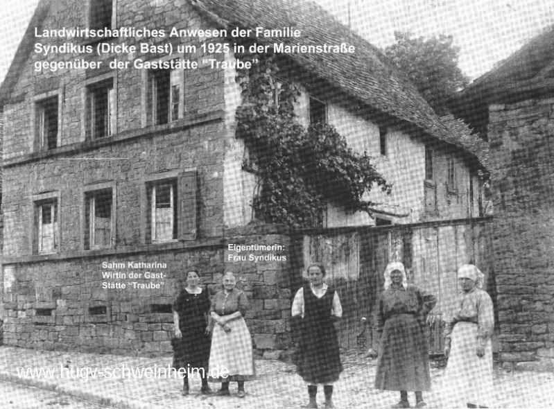 Syndikus 1925 Marienstr 10 heute Juweliergeschäft