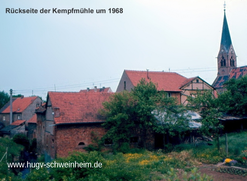 Dorfmühle 1968 Rückseite