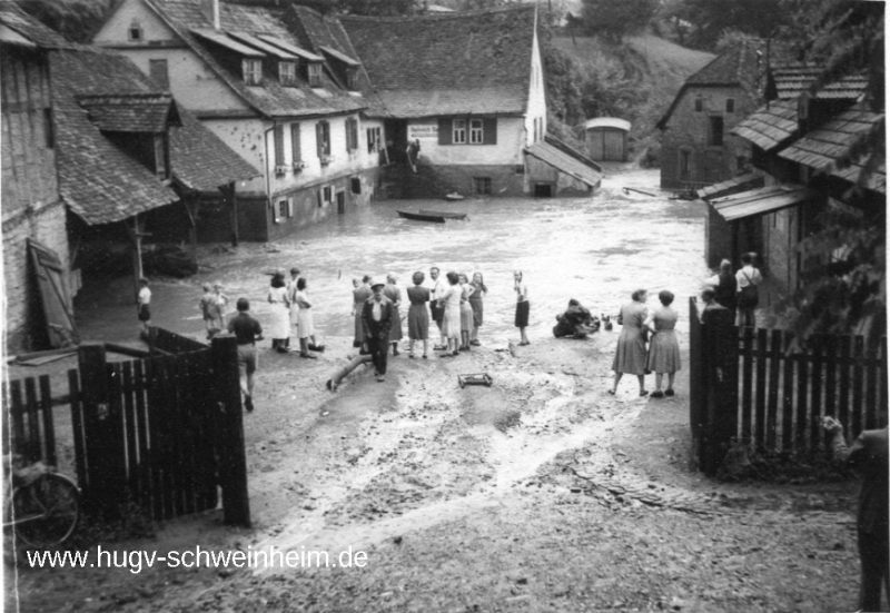 Eckertsmühle Hochwasser