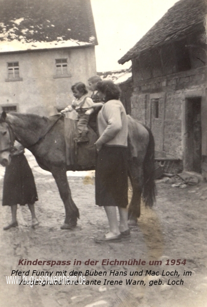 Eichmühle Kinderspass 1954