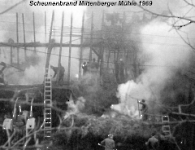 Miltenberger Mühle Scheunenbrand 1969