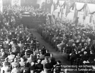 Eingemeindung Morgenfeier Turnhalle 23.4.1939