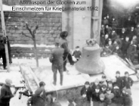 Glocken-Abtransport zum Einschmelzen 1942