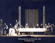 Passionsspiele 1931-34 Jesus wäscht Judas die Füsse