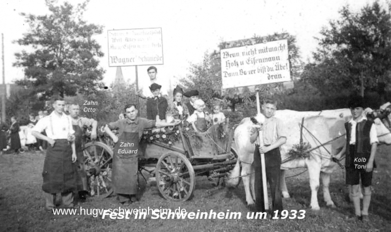 Fest in Schweinheim 1933