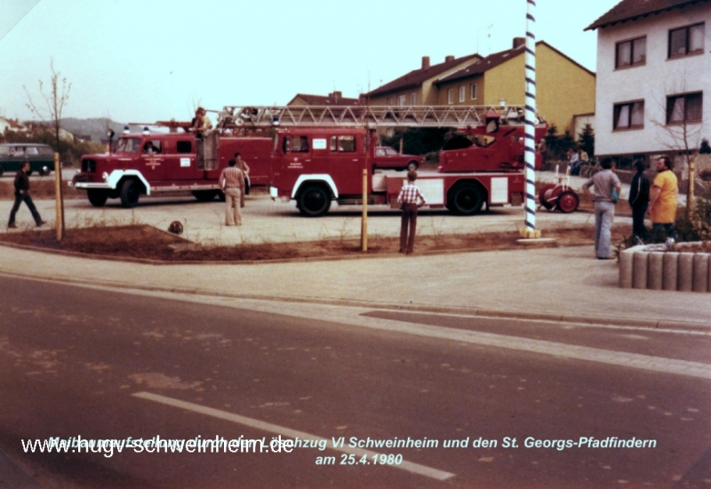 Maibaumaufstellung 1980 (3)