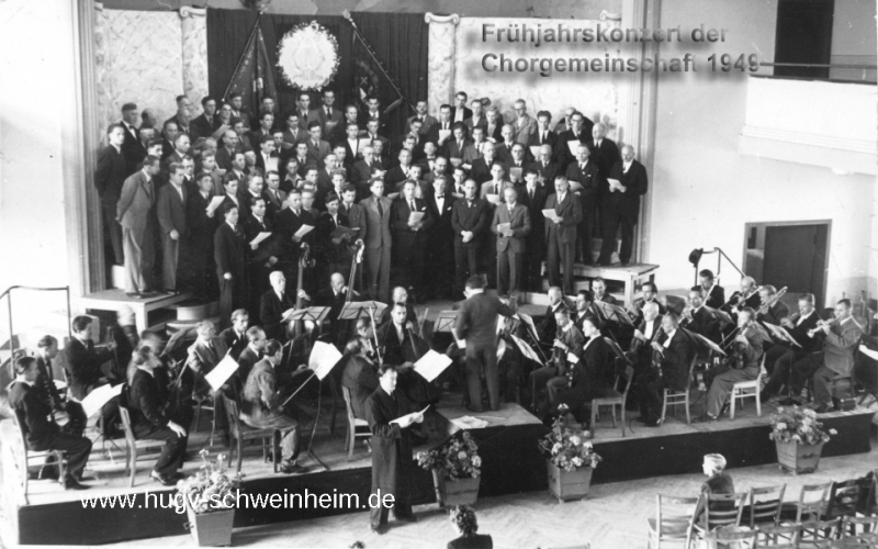 Chorgemeinschaft Frühjahrskonzert 1949