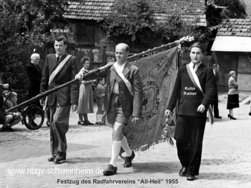Radfahrverein All-Heil Festzug 1955