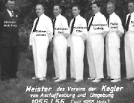 Kegelclub Bahnfrei Meister 1955/56