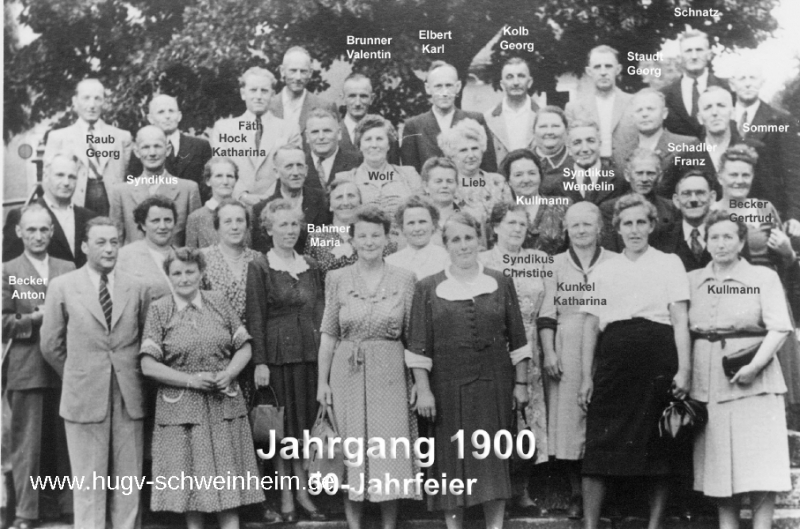 JG 1900 50-Jahrfeier