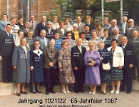 JG 1921/22 65-jähriges 1987